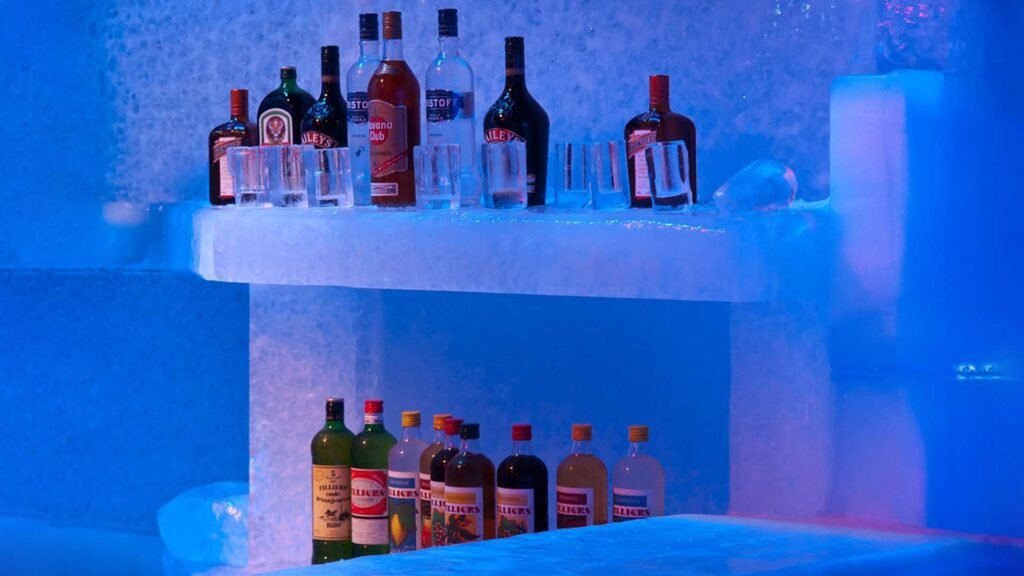 Ice Bar Drinks.