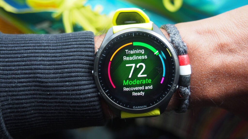 smart watch showing health monitor feature